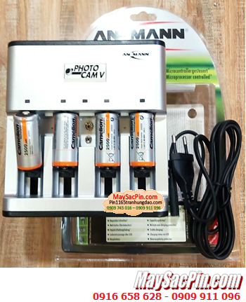 Ansman Photocam V, Bộ sạc 4viên pin C - Kèm sẳn 4 pin sạc Camelion NH-C2500BP2 (C2500mAh-1.2v) chính hãng